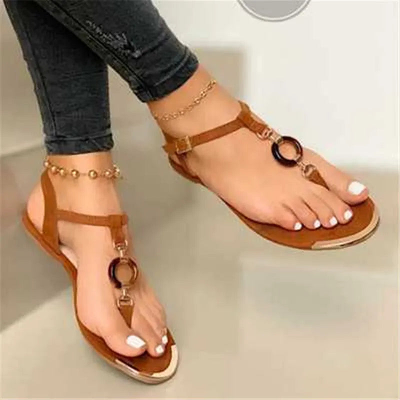 Lily | Women’s Classic Flat Flip Flop Sandals – Comfortable & Stylish