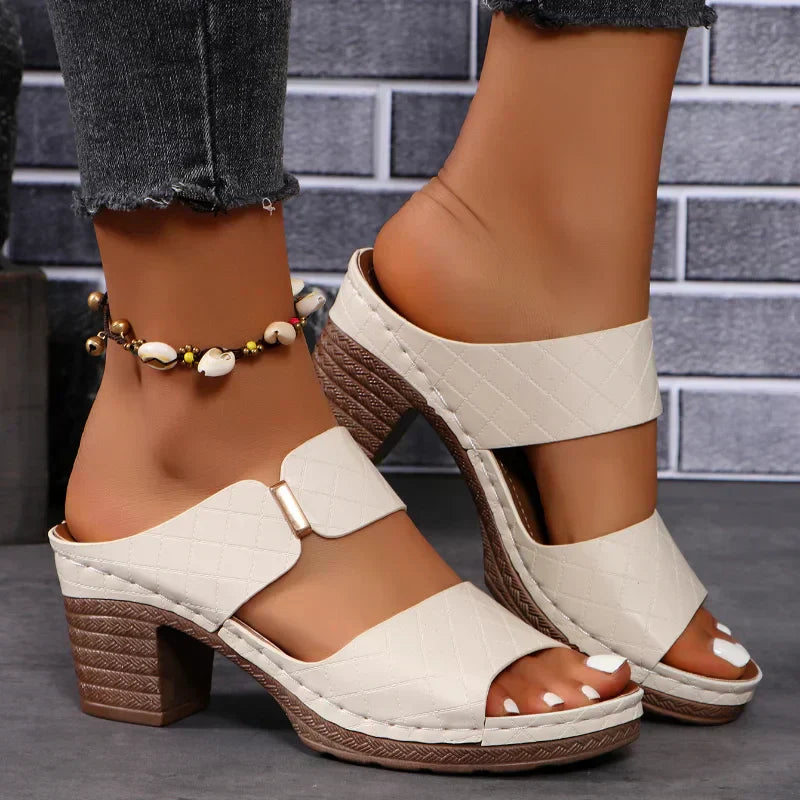 Leila® | Versatile Block Heel Sandals For Every Occasion