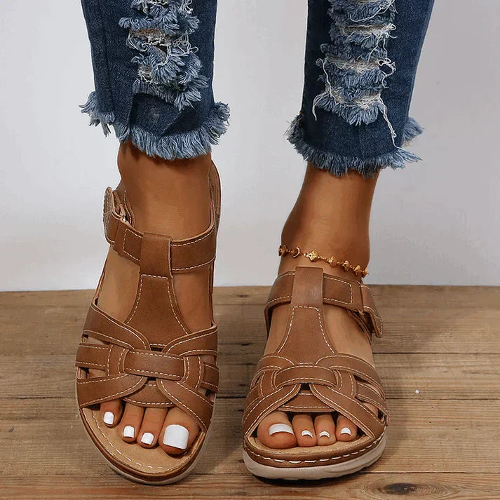 Hana® | Orthopedic Comfort Sandals Made Of Vintage Leather