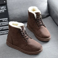 Skye | Women’s Casual Flat Heel Martin Boots – Lace-Up Short Ankle Style