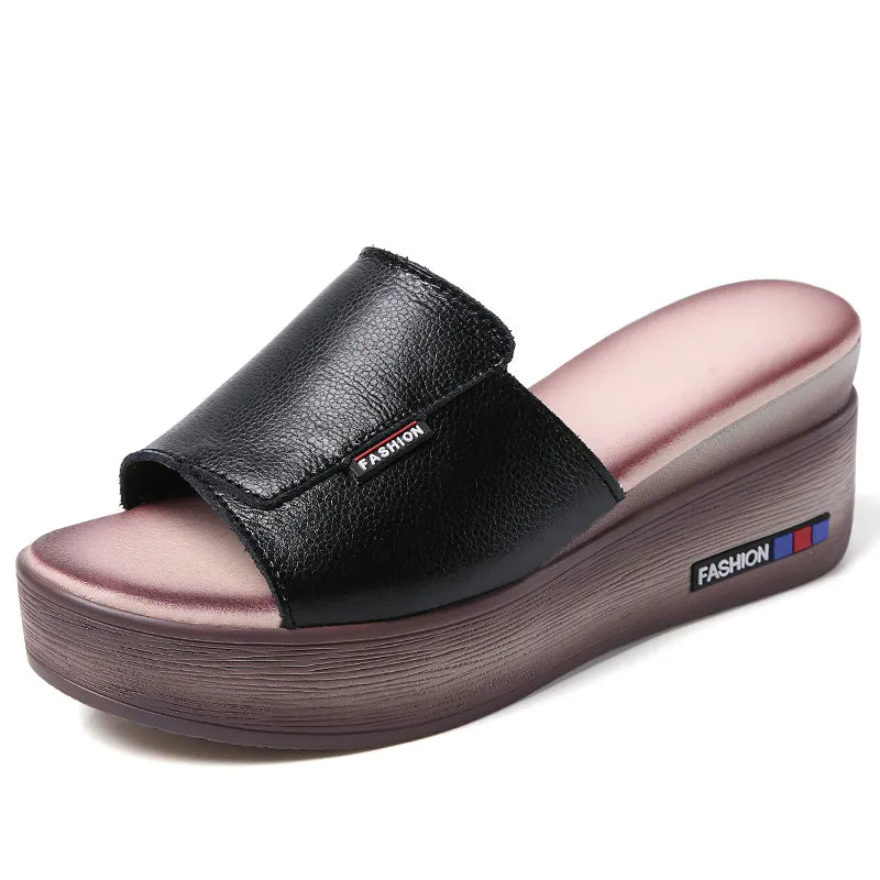 Emma | Women’s Leather Platform Sandals