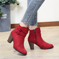 Ivy | Women’s Thick Sole Martin Ankle Boots