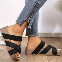 Irma® | Women's wedge sandals with braided straps