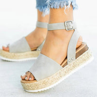Jimena® | Women's platform sandals with adjustable ankle strap