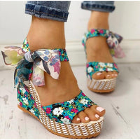 Marika® | Flower Platform Sandals