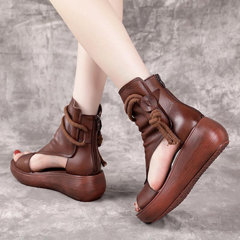 Alina | Women’s Platform Fish-Mouth Heel Sandals