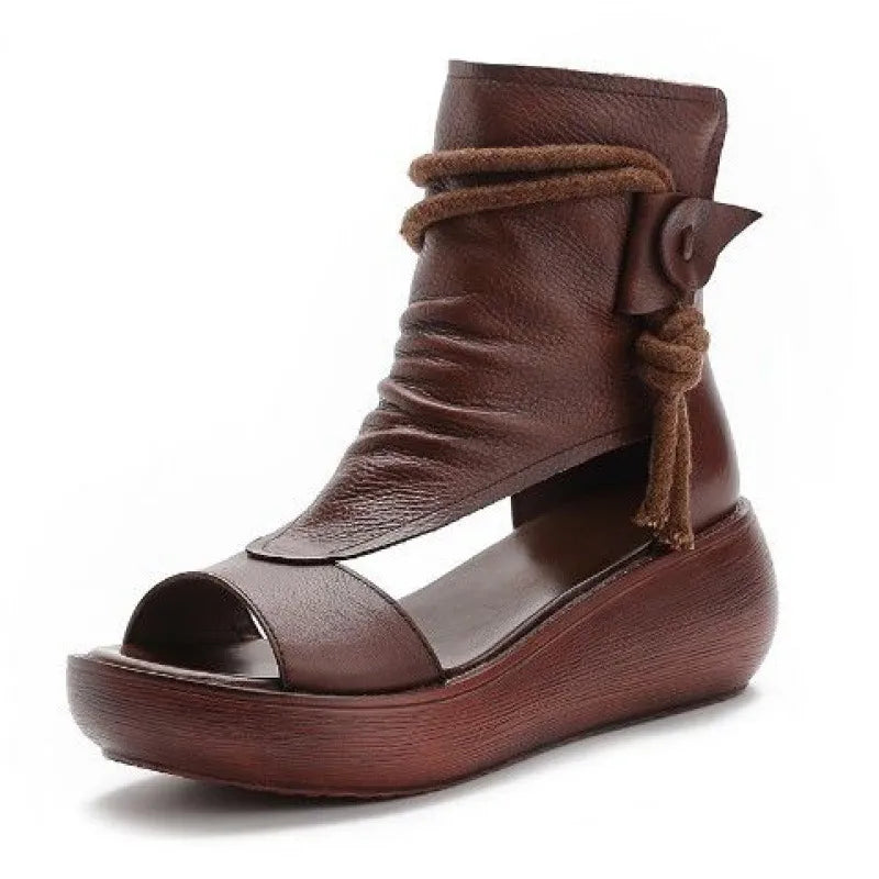 Alina | Women’s Platform Fish-Mouth Heel Sandals