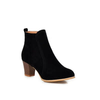 Elena | Short Martin Boots with Thick Heel
