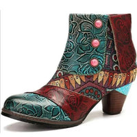 Amara | Women Classic Handmade Stitching Platform Martin Boots