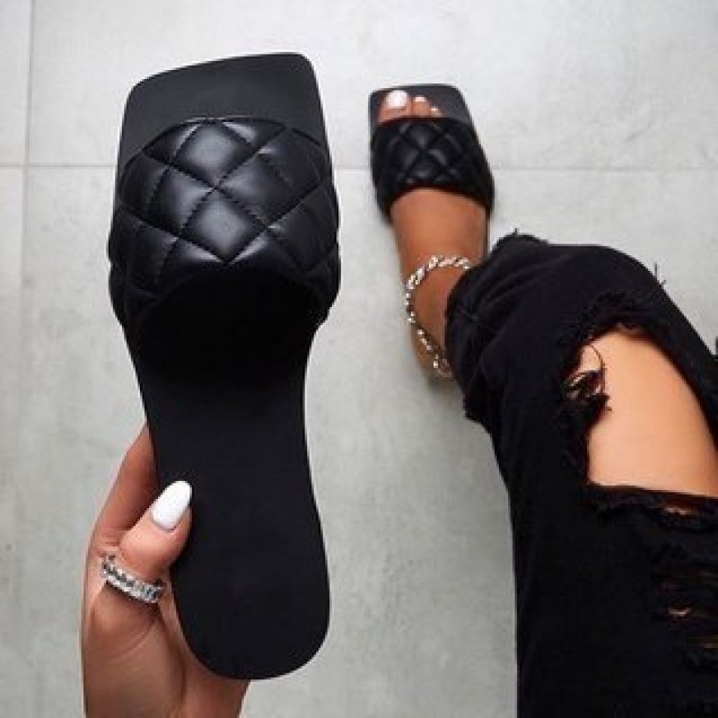Ava | Women’s Summer PU Leather Flat Sandals