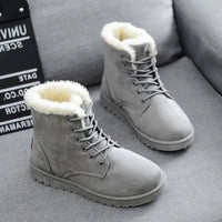Skye | Women’s Casual Flat Heel Martin Boots – Lace-Up Short Ankle Style