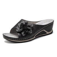 Xiomara® | Orthopedic sandals made from soft leather with arch support