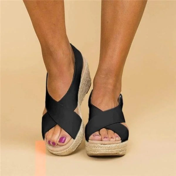 Geraldine® | Elegant Espadrille-Sandalen