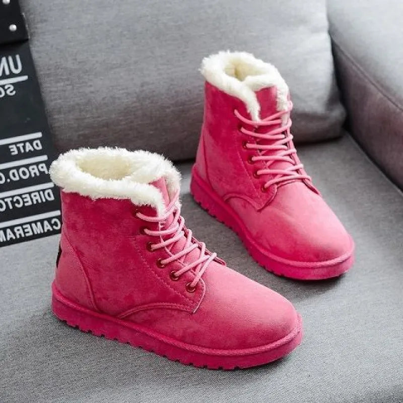 Skye | Women’s Casual Flat Heel Martin Boots – Lace-Up Short Ankle Style