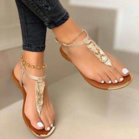 Savannah | Women’s Beach Thong Sandals – Round Toe Style