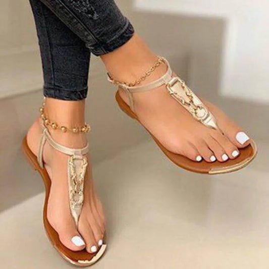 Savannah | Women’s Beach Thong Sandals – Round Toe Style