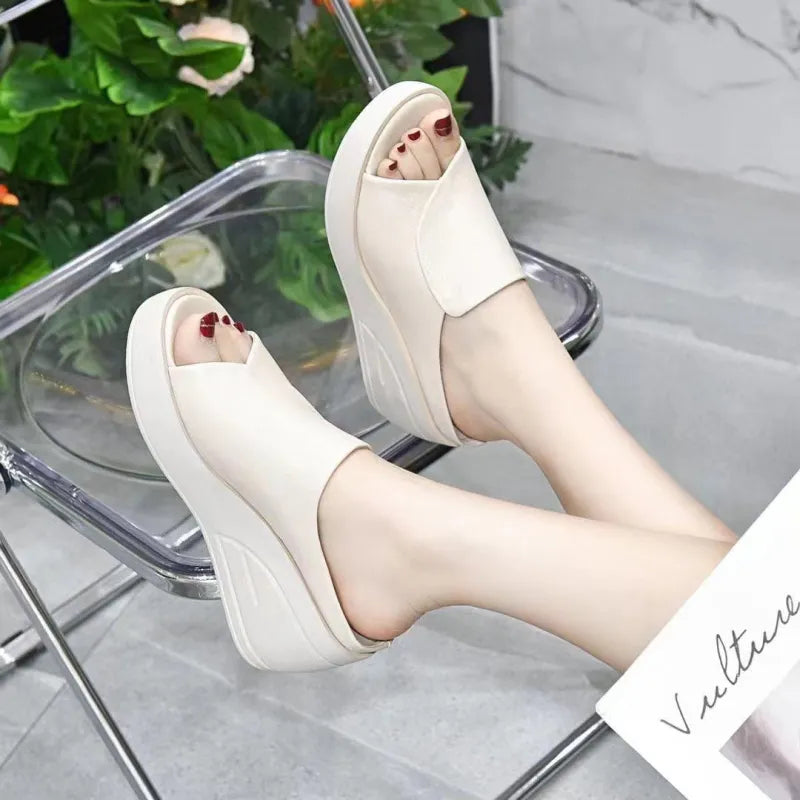 Sienna | Women Soft Leather Wedge Sandals for Women