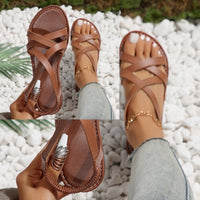 Nora® | Trendy women's sandals in a solid color
