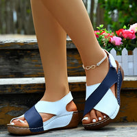 Carmen | Women’s Colorblock Wedge Sandals