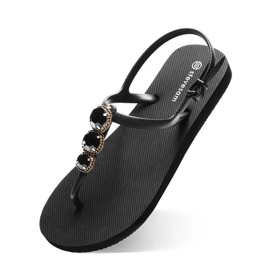 Claire | Women’s Slip-On Herringbone Sandals