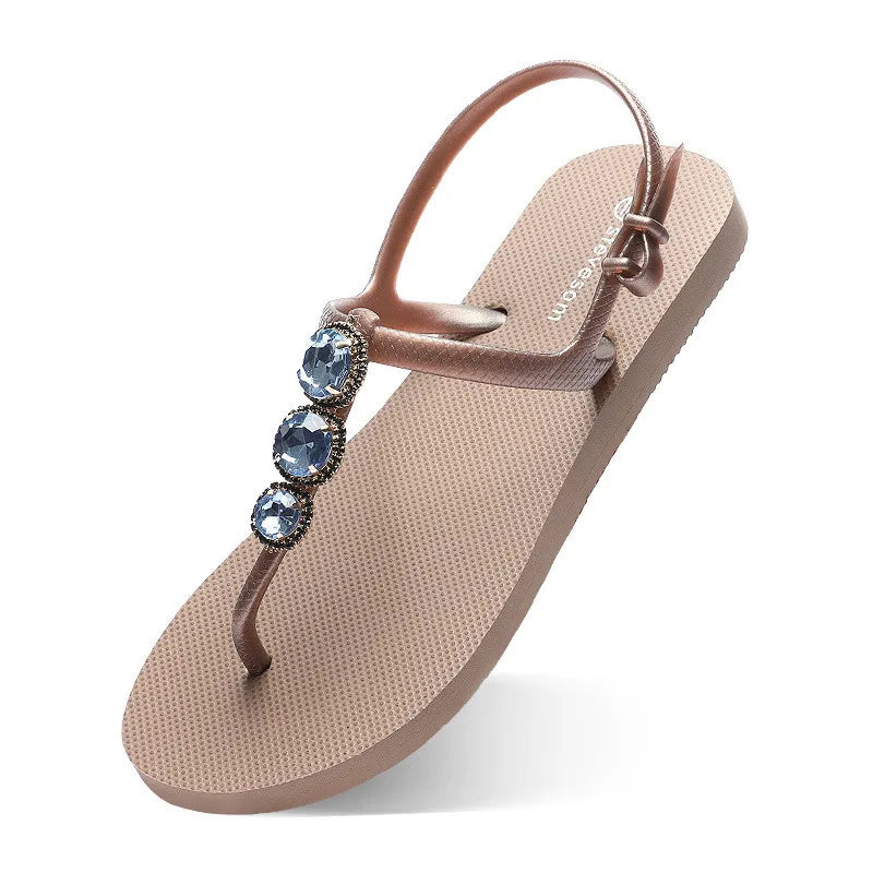 Claire | Women’s Slip-On Herringbone Sandals