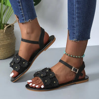 Valentina | Women’s Floral Flat Sandals