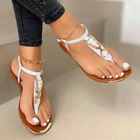 Savannah | Women’s Beach Thong Sandals – Round Toe Style