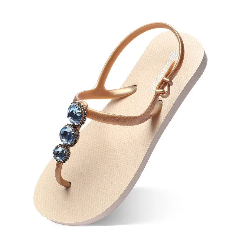 Claire | Women’s Slip-On Herringbone Sandals