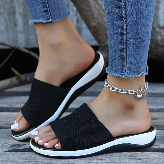 Elizabeth | Women Casual Indoor Outdoor Flat Sandals