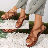Nora® | Trendy women's sandals in a solid color