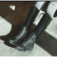 Laura | Women’s Flat Long Boots – Plus Size, Stylish & Comfortable
