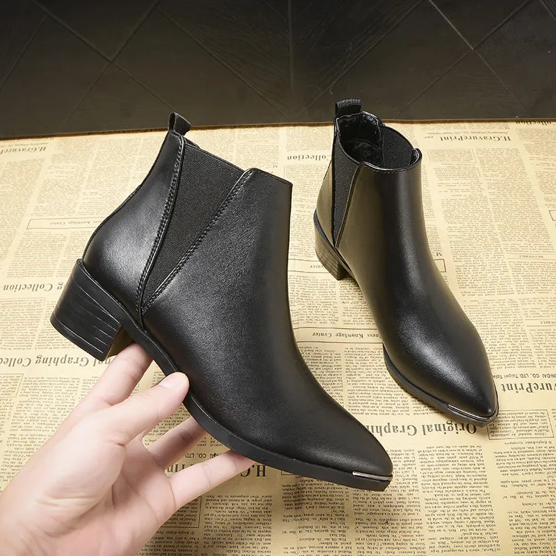Florence | Women’s High Heel Ankle Boots – Fashion Martin Boots