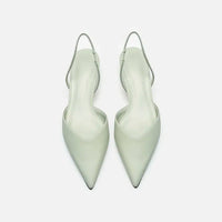 Marina® | Delicate Slingback Pump Sandals With A Pointed Toe