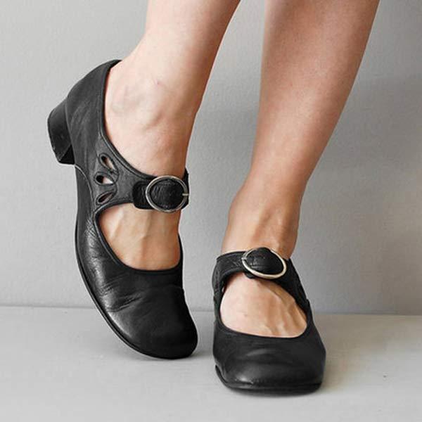 Rhoda® | Classic sandals with leather heels