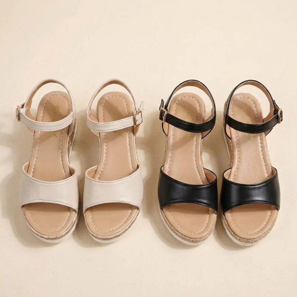 Bianca | Women’s Buckle Wedge Sandals