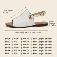 Alessia | Women’s Peep-Toe Back Strap Sandals