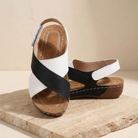 Carmen | Women’s Colorblock Wedge Sandals