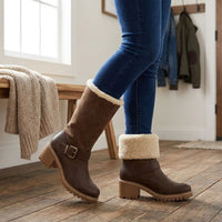 Iris | Women’s Chunky Heel Western Boots with Buckle