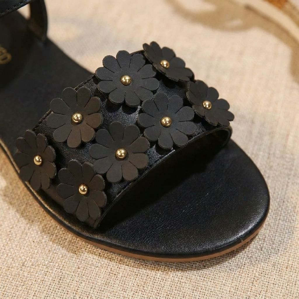 Valentina | Women’s Floral Flat Sandals