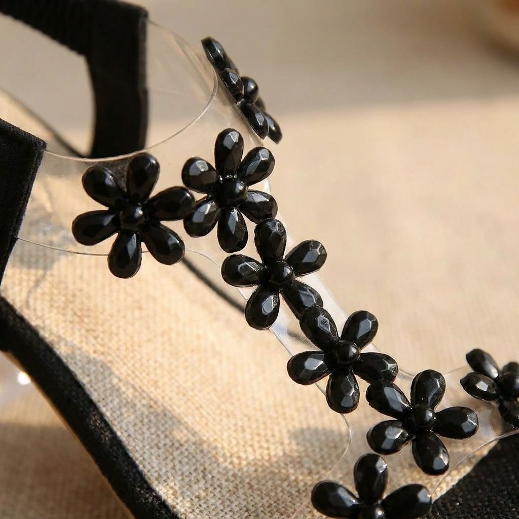 Sofia | Women’s Floral Square Heel Sandals
