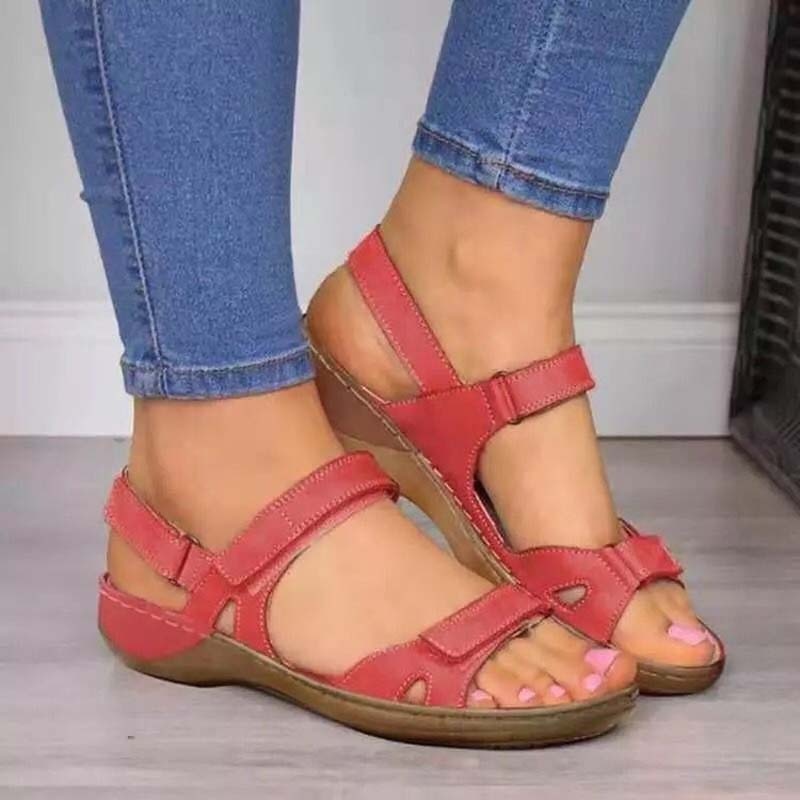 Inés® | Ergonomic Women'S Sandals With Velcro Fastening