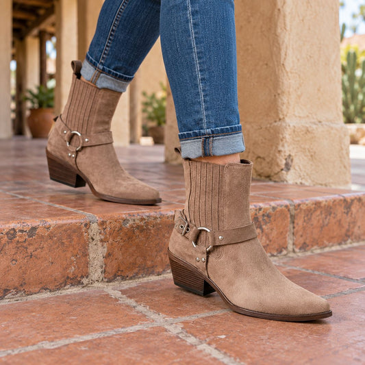 Pointed Toe Ankle Boots for Women