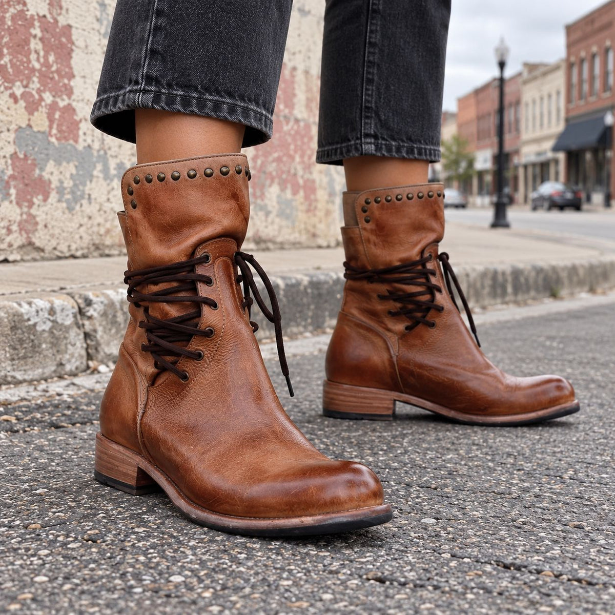 Riley | Women's Lace-Up Ankle Boots