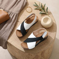 Carmen | Women’s Colorblock Wedge Sandals