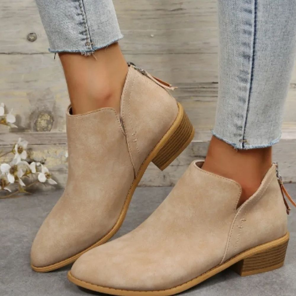 Rose | Women’s Casual Chunky Heel Boots