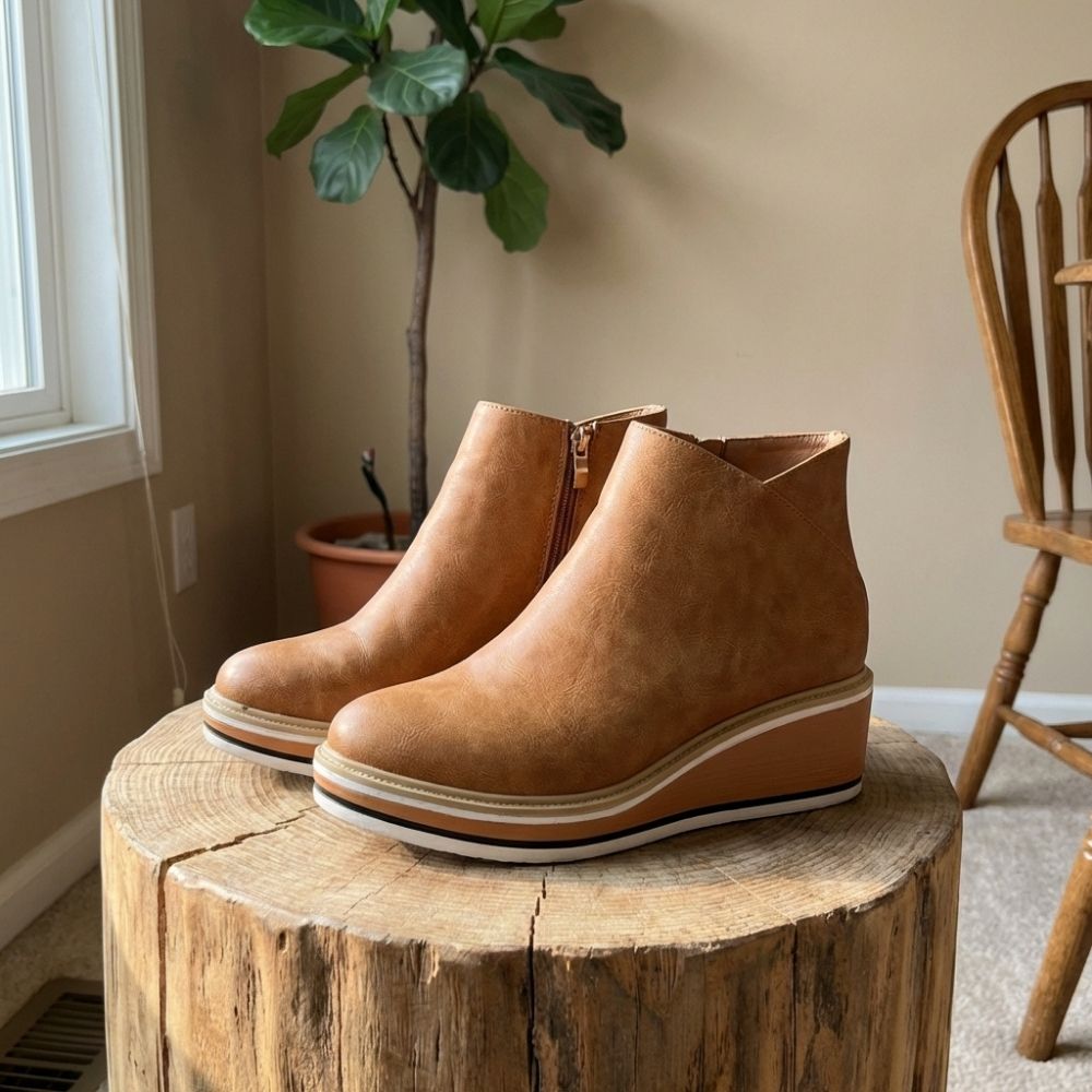 Amy | Women's Ankle Boots With Platform Sole