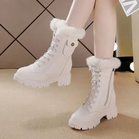Alessia | Winter Fleece-Lined Snow Boots for Women – Thick Sole, Non-Slip Design