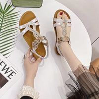 Kelly | Women’s Beach-Ready Rhinestone Sandals