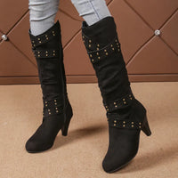 Chloe | High Heel Western Zipper Boots for Women