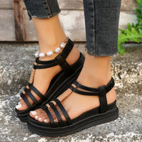 Samantha | Chic Beach Wedge Sandals